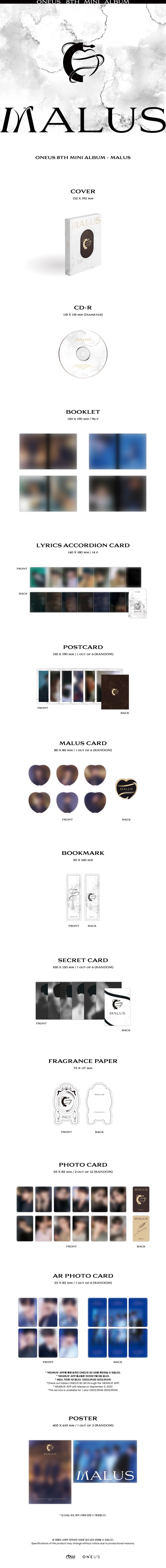 ONEUS - MALUS (Main ver.) - 8th Mini Album